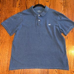 Vineyard vines slim fit navy polo- size L